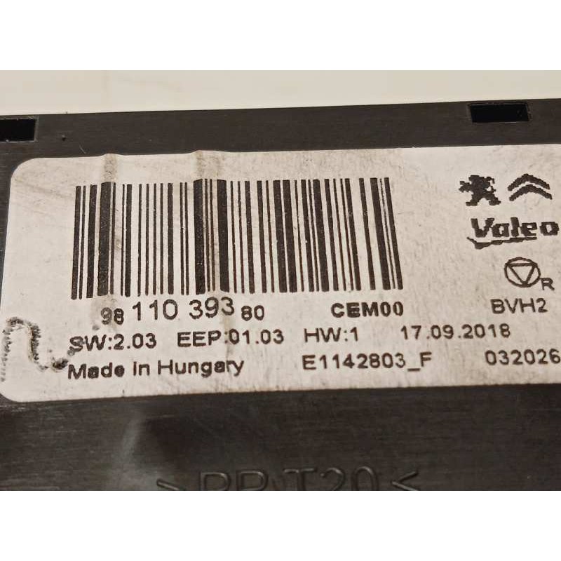 Recambio de modulo electronico para citroën c4 cactus shine referencia OEM IAM 9811039380  