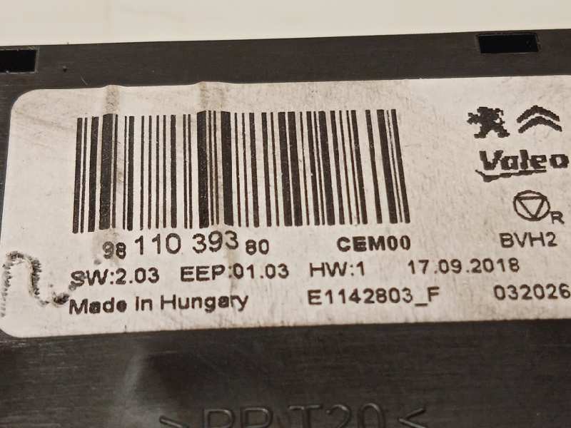 Recambio de modulo electronico para citroën c4 cactus shine referencia OEM IAM 9811039380  