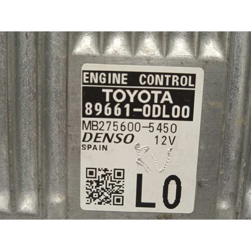Recambio de centralita motor uce para toyota yaris 1.3 16v cat referencia OEM IAM 896610DL00  MB2756005450