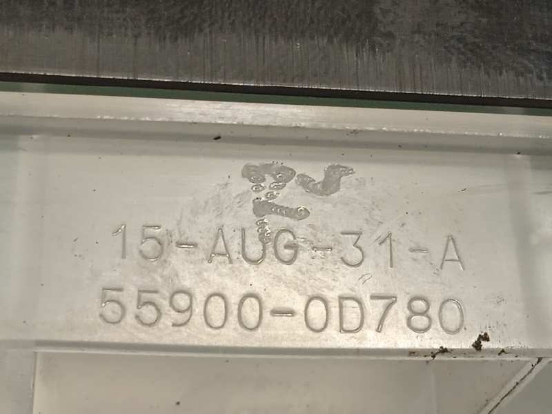 Recambio de mando climatizador para toyota yaris 1.3 16v cat referencia OEM IAM 559000D780  559000D780C1