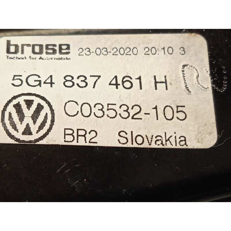 Recambio de elevalunas delantero izquierdo para volkswagen golf vii variant (bv5) advance bmt referencia OEM IAM 5G4837461H  5Q4
