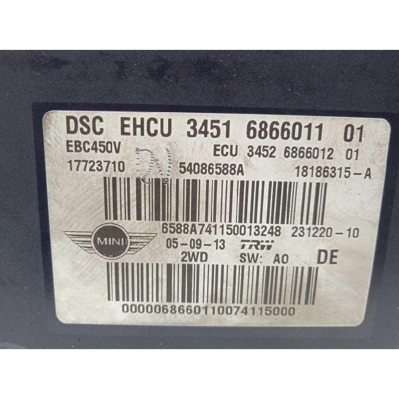Recambio de abs para bmw mini countryman (r60) one d referencia OEM IAM 34516866011 18186315 17723710