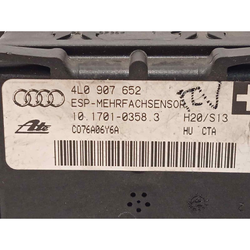Recambio de centralita esp para audi q7 (4l) 3.0 tdi referencia OEM IAM 4L0907652  