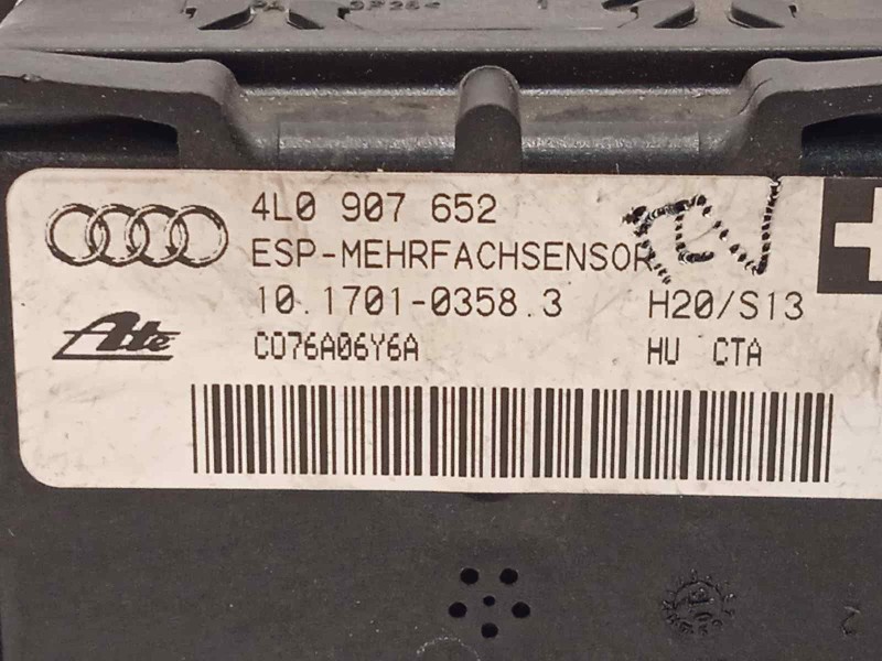 Recambio de centralita esp para audi q7 (4l) 3.0 tdi referencia OEM IAM 4L0907652  