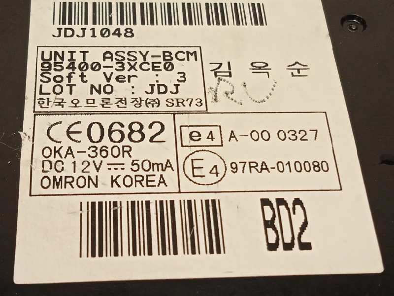 Recambio de modulo electronico para hyundai elantra (md) tecno referencia OEM IAM 954003XCE0  