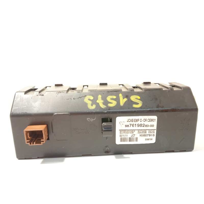 Recambio de pantalla multifuncion para peugeot 508 active referencia OEM IAM 9676198280  9836586580