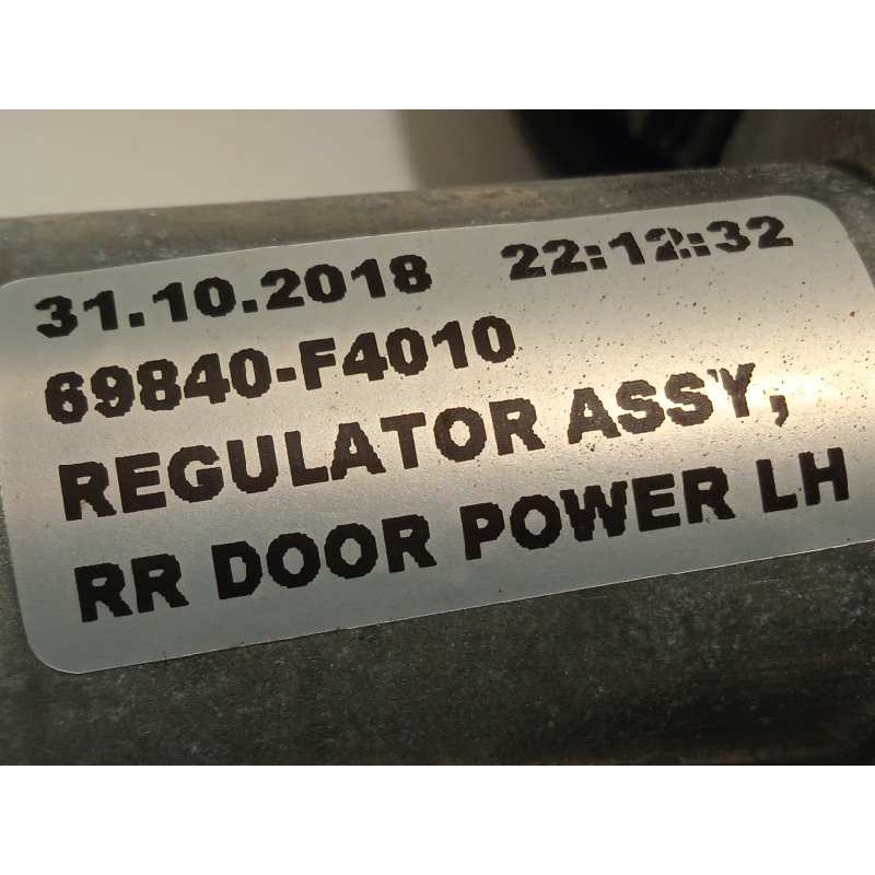 Recambio de elevalunas trasero izquierdo para toyota c-hr referencia OEM IAM 69840F4010  