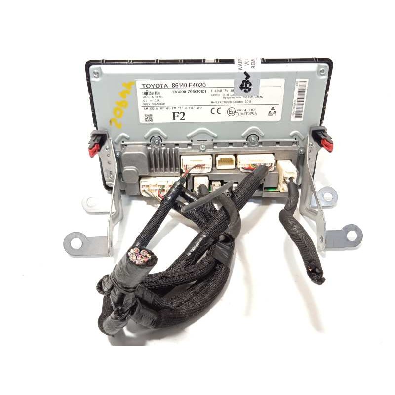 Recambio de pantalla multifuncion para toyota c-hr referencia OEM IAM 86140F4020  1380007950J101
