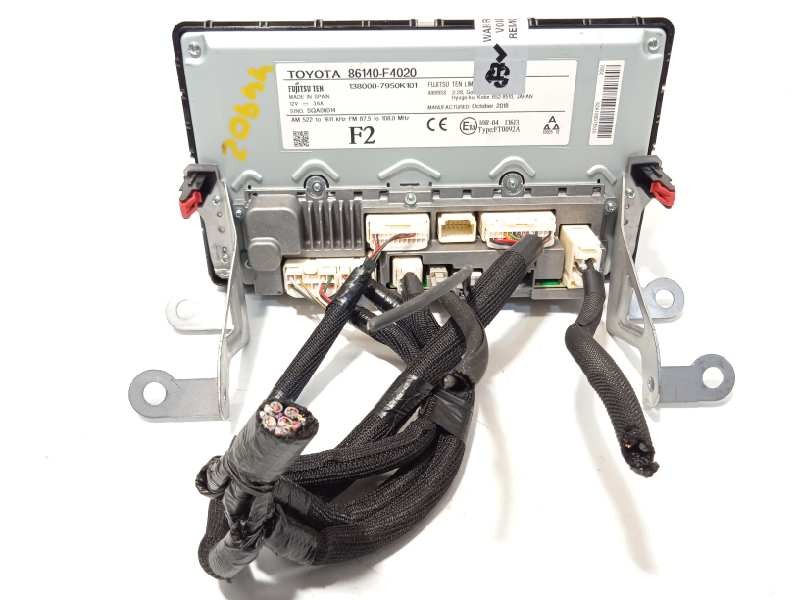 Recambio de pantalla multifuncion para toyota c-hr referencia OEM IAM 86140F4020  1380007950J101