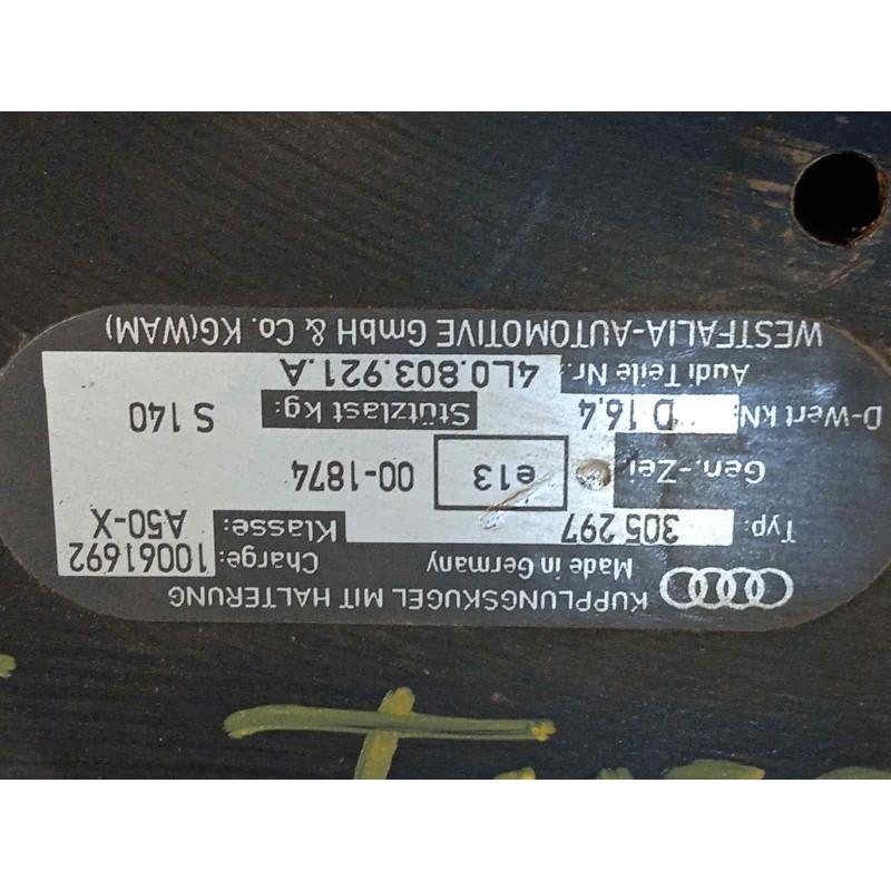 Recambio de refuerzo paragolpes trasero para audi q7 (4l) 3.0 tdi referencia OEM IAM 4L0803921A  