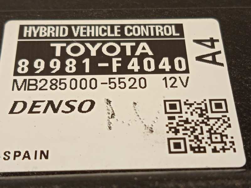 Recambio de modulo electronico para toyota c-hr referencia OEM IAM 89981F4040  MB2850005520