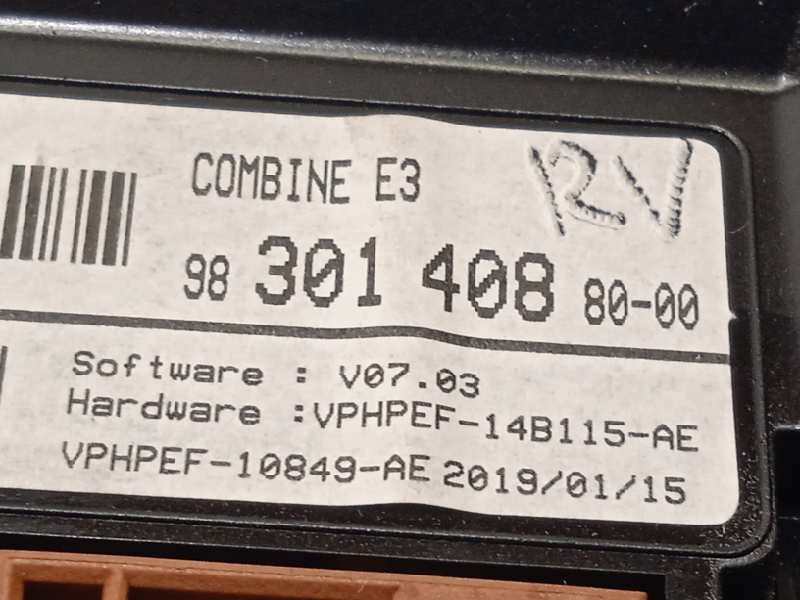 Recambio de cuadro instrumentos para citroën c4 cactus shine referencia OEM IAM 9830140880  