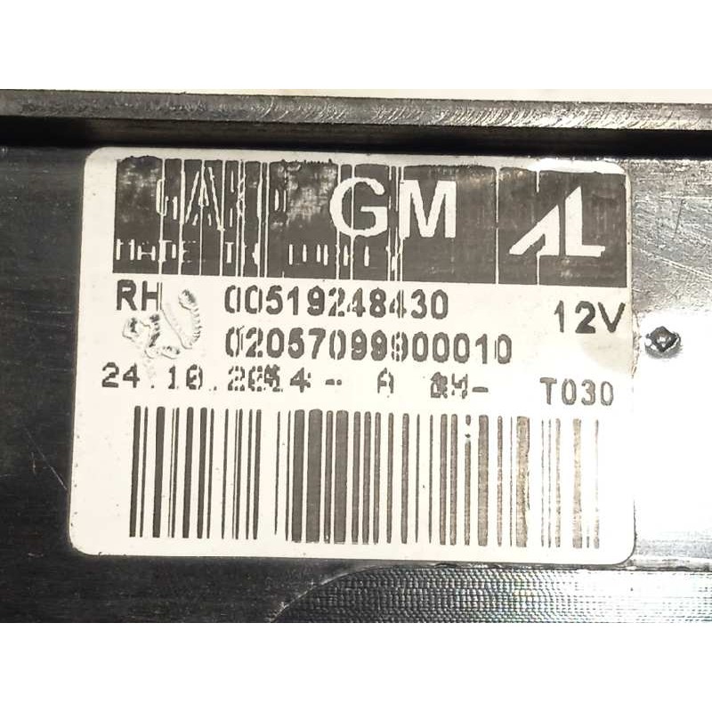 Recambio de piloto trasero derecho para opel combo d 1.3 16v cdti referencia OEM IAM 519248430  