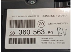 Recambio de cuadro instrumentos para peugeot 208 (p2) allure referencia OEM IAM 9836056380   2