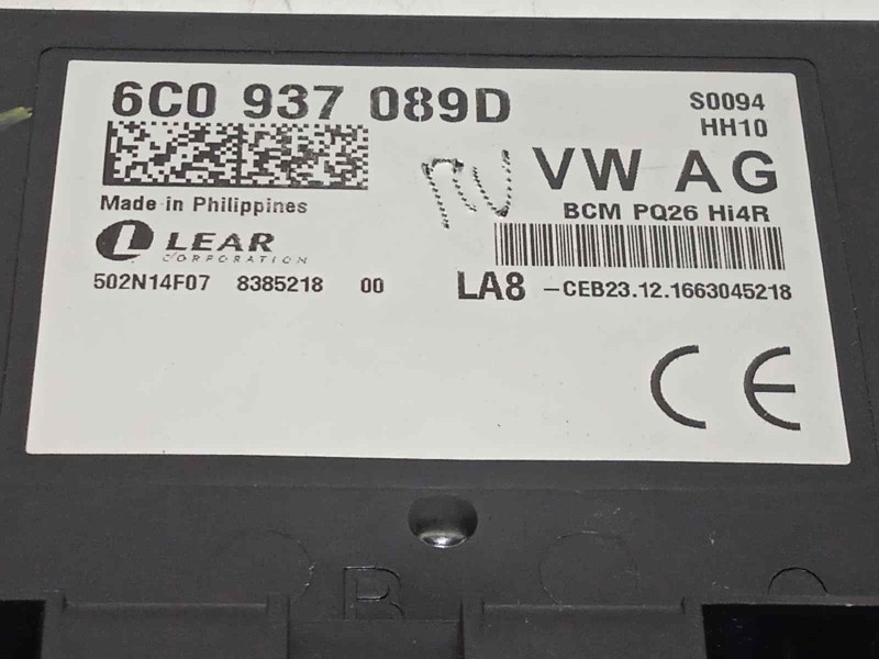 Recambio de centralita confort para seat ibiza (6p1) reference referencia OEM IAM 6C0937089D  
