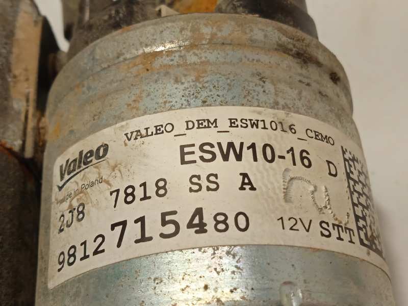 Recambio de motor arranque para opel crossland x 1.2 referencia OEM IAM 9812715480  ESW1016