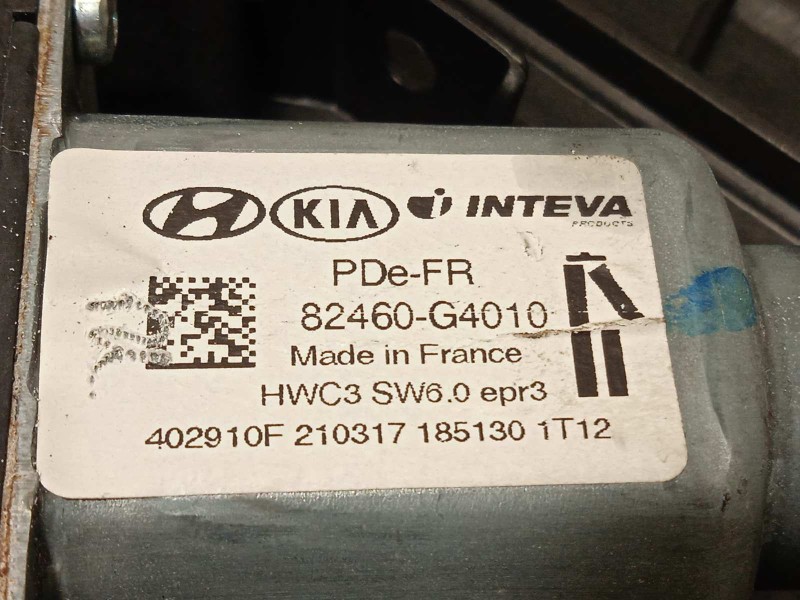 Recambio de elevalunas delantero derecho para hyundai i30 (pd) 1.6 crdi cat referencia OEM IAM 82480G4180  82460G4010