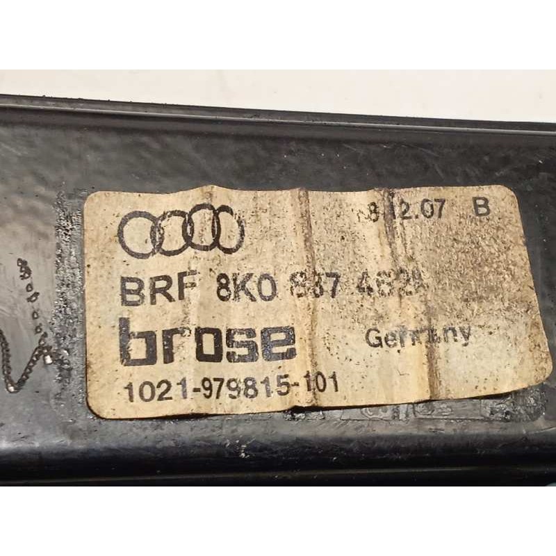 Recambio de elevalunas delantero derecho para audi a4 ber. (b8) básico referencia OEM IAM 8K0837462  8K0959802