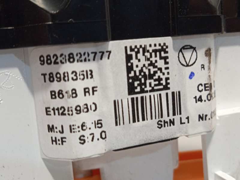 Recambio de mando calefaccion / aire acondicionado para citroën c3 live referencia OEM IAM 9823822777  