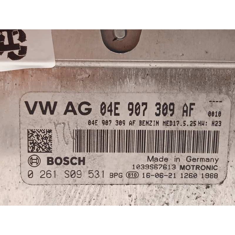 Recambio de centralita motor uce para seat ibiza (6p1) style referencia OEM IAM 04E907309AF  0261S09531