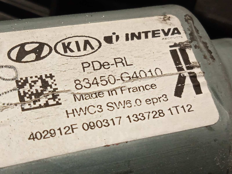 Recambio de elevalunas trasero izquierdo para hyundai i30 (pd) 1.6 crdi cat referencia OEM IAM 83470G4030  83450G4010