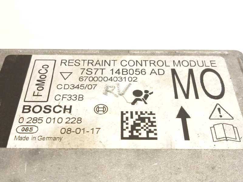 Recambio de centralita airbag para ford mondeo ber. (ca2) trend (09.2010) referencia OEM IAM 7S7T14B056AD  0285010228