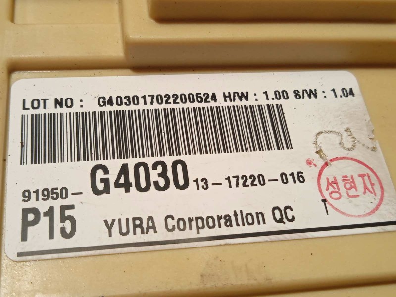 Recambio de caja reles / fusibles para hyundai i30 (pd) 1.6 crdi cat referencia OEM IAM 91950G4030  