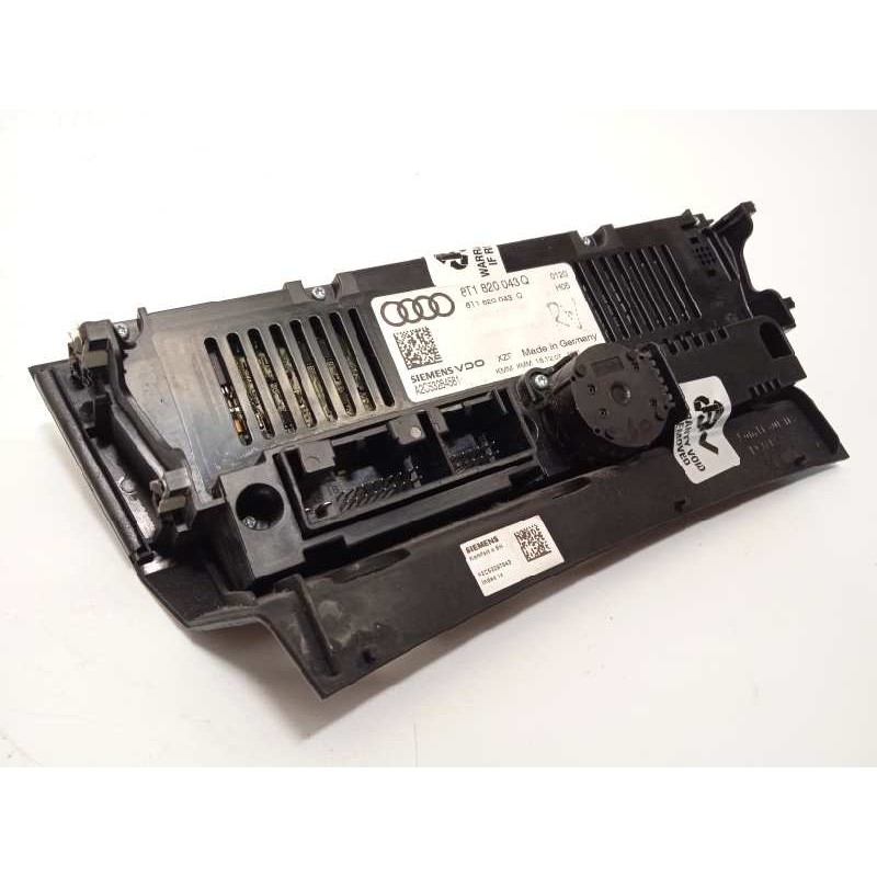 Recambio de mando climatizador para audi a4 ber. (b8) básico referencia OEM IAM 8T1820043Q  8T1820043QXZF