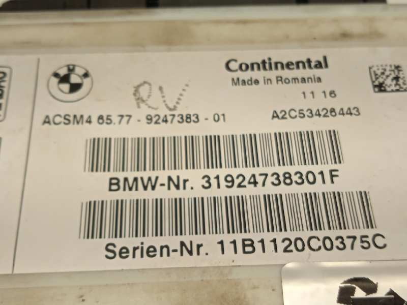 Recambio de centralita airbag para bmw x3 (f25) xdrive 20d referencia OEM IAM 65779247383  A2C53426443