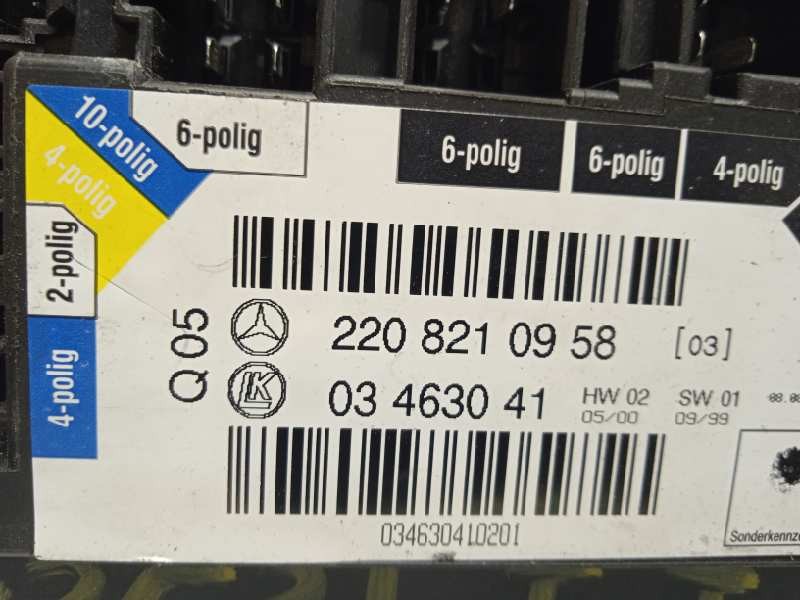 Recambio de modulo electronico para mercedes-benz clase s (w220) berlina 320 (220.065) referencia OEM IAM 2208210958  