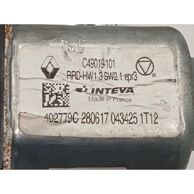 Recambio de elevalunas trasero derecho para renault megane iv grandtour 1.2 tce energy referencia OEM IAM 402779C  