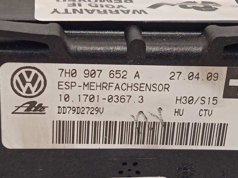 Recambio de centralita esp para porsche cayenne (typ 9pa1) diesel referencia OEM IAM 7H0907652A  