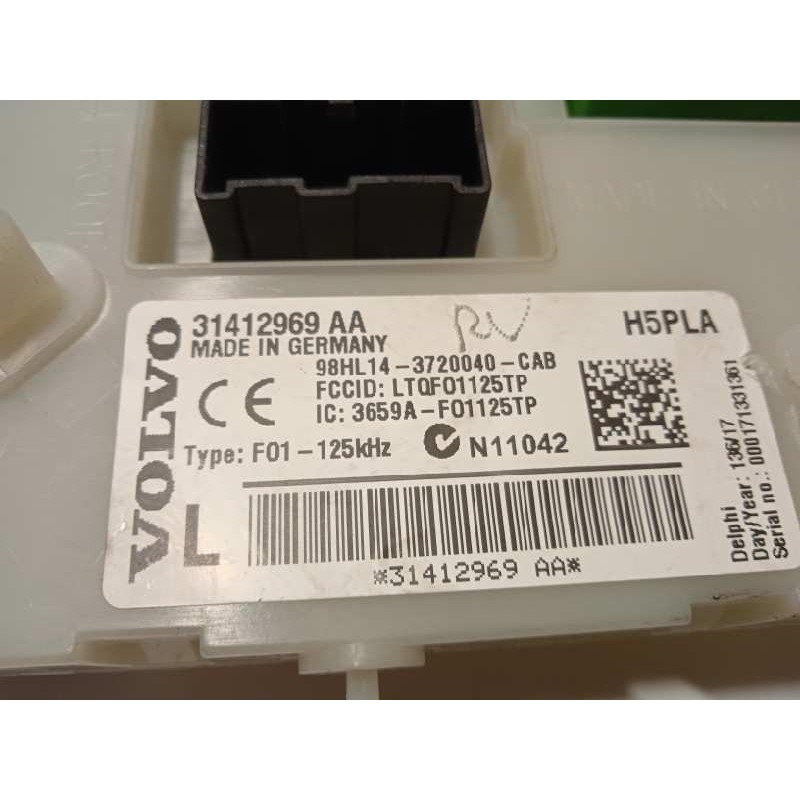 Recambio de caja reles / fusibles para volvo xc60 2.0 diesel cat referencia OEM IAM 31412969  31412969AA