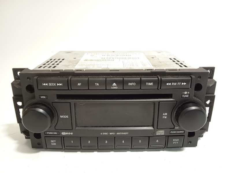 Recambio de sistema audio / radio cd para dodge caliber sxt referencia OEM IAM P05064362AA  