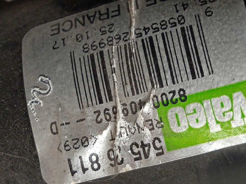 Recambio de motor limpia delantero para renault kangoo profesional referencia OEM IAM 8200409692  54526811