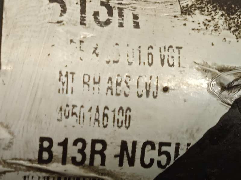 Recambio de transmision delantera derecha para kia cee´d drive referencia OEM IAM 49501A6100  