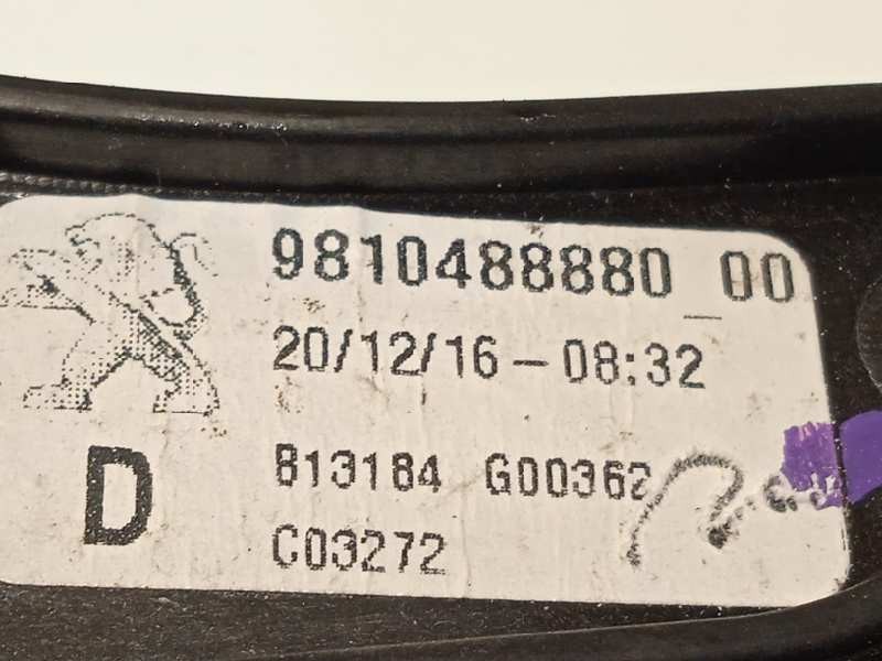 Recambio de elevalunas delantero derecho para peugeot 3008 allure referencia OEM IAM 9810488880  9811791280