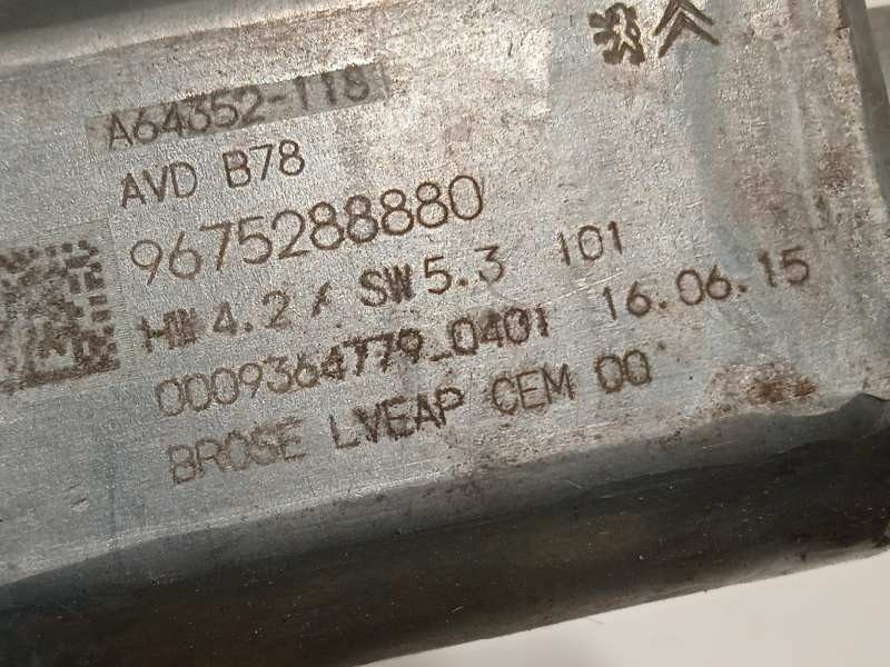 Recambio de elevalunas delantero derecho para citroën c4 picasso seduction referencia OEM IAM 9675924680  9675288880