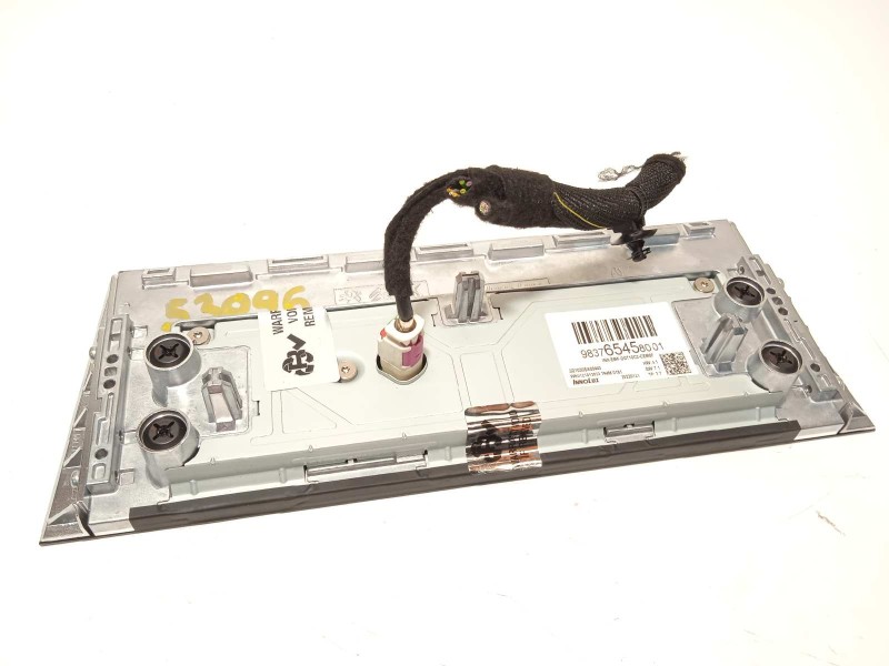 Recambio de pantalla multifuncion para peugeot 308 1.6 allure hybrid referencia OEM IAM 9837654580  