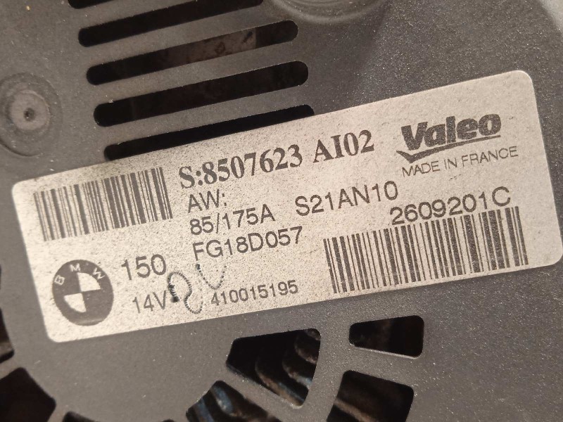 Recambio de alternador para bmw serie 3 touring (e91) 320d referencia OEM IAM 8507623  FG18D057