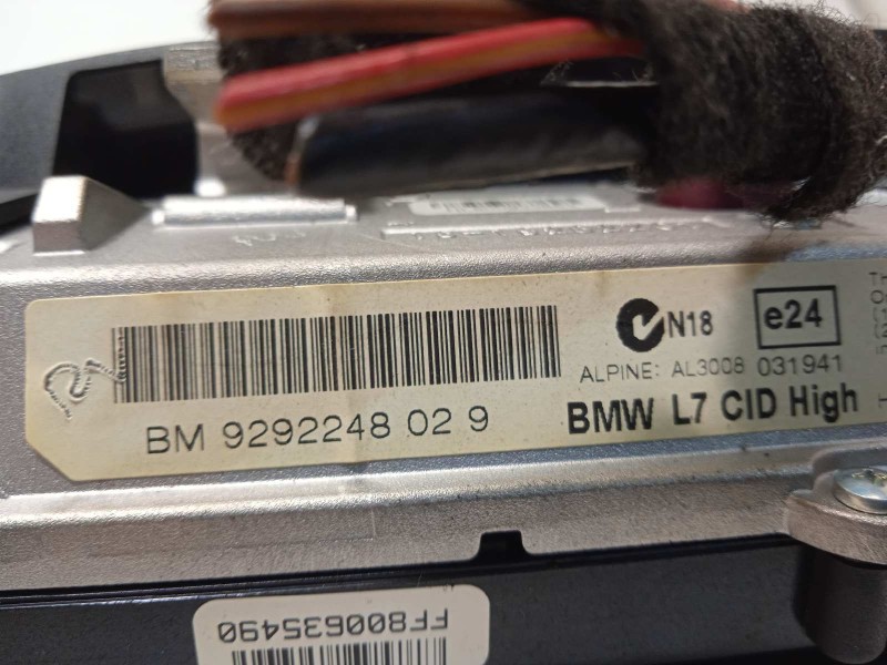 Recambio de pantalla multifuncion para bmw serie 4 coupe (f32) 420d referencia OEM IAM 9292248  65509292248