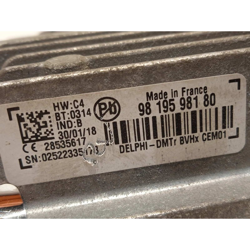 Recambio de modulo electronico para citroën c4 picasso 1.2 12v e-thp / puretech referencia OEM IAM 9819598180  