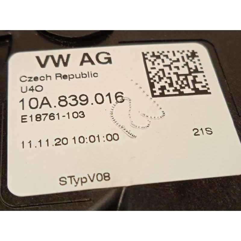 Recambio de cerradura puerta trasera derecha para skoda kamiq (nw4) ambition referencia OEM IAM 10A839016  