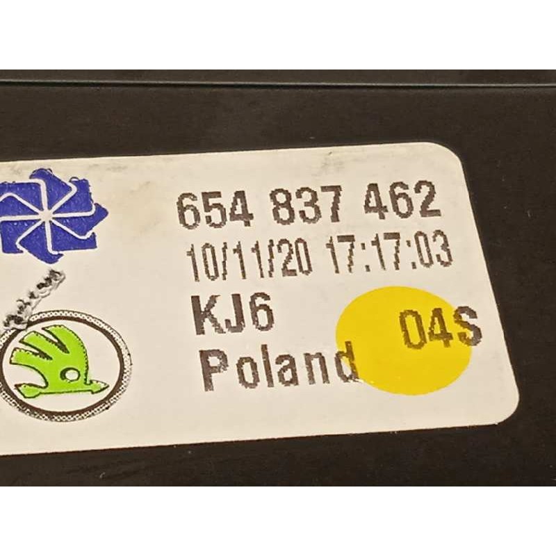 Recambio de elevalunas delantero derecho para skoda kamiq (nw4) ambition referencia OEM IAM 654837462  2Q1959406