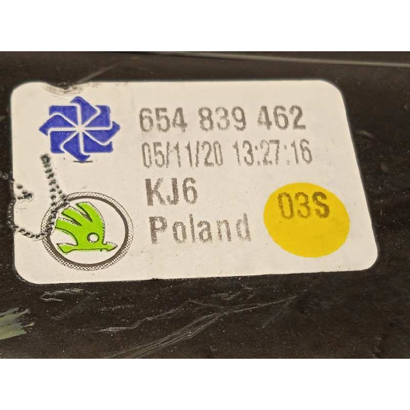 Recambio de elevalunas trasero derecho para skoda kamiq (nw4) ambition referencia OEM IAM 654839462  5Q0959408D