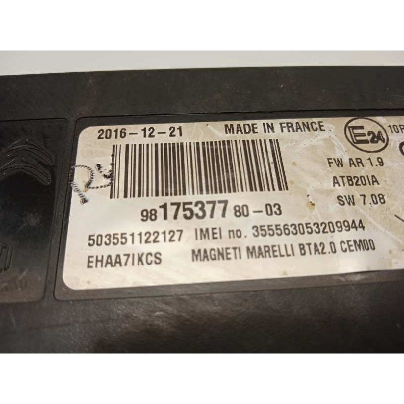 Recambio de modulo electronico para peugeot 3008 allure referencia OEM IAM 9817537780  