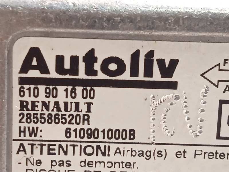 Recambio de centralita airbag para renault laguna iii 1.5 dci diesel referencia OEM IAM 285586520R  610901600