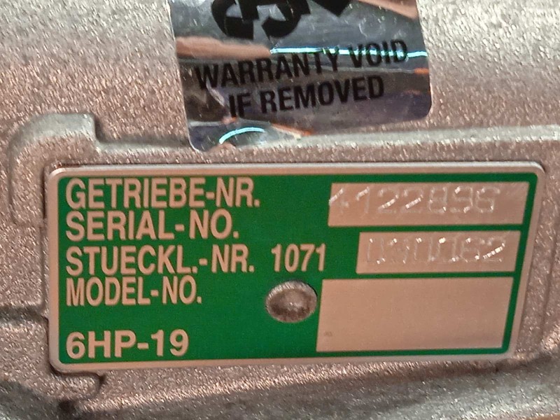 Recambio de caja cambios para bmw serie 3 touring (e91) 320d referencia OEM IAM W1Y 6HP19 7601244