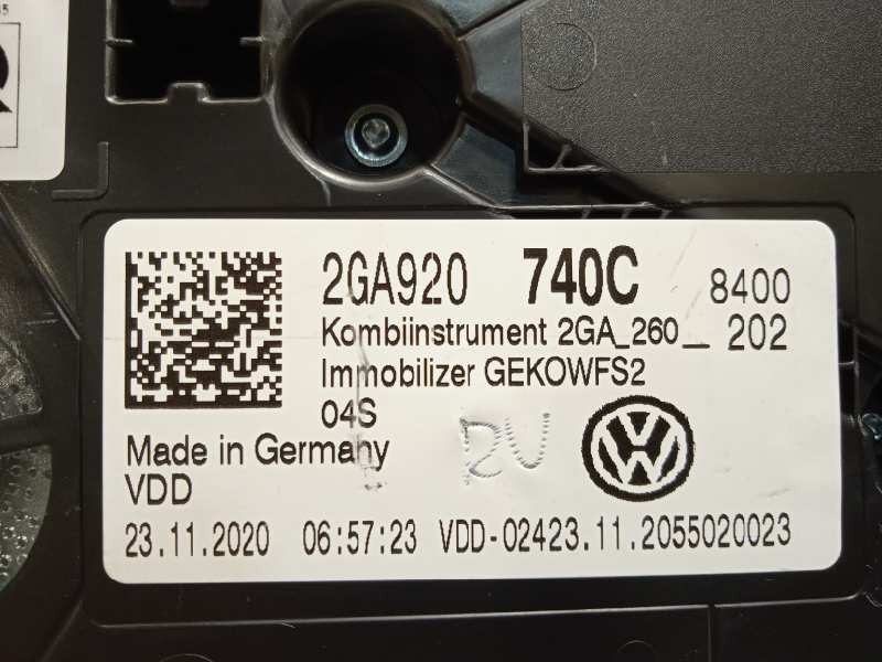 Recambio de cuadro instrumentos para volkswagen t-roc advance referencia OEM IAM 2GA920740C  