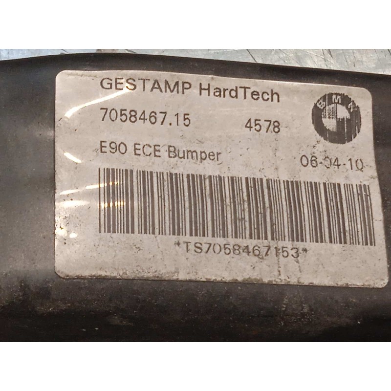Recambio de refuerzo paragolpes trasero para bmw serie 3 touring (e91) 320d referencia OEM IAM 7058467  51127058467